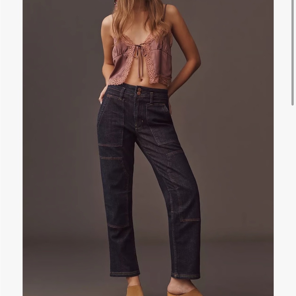Pilcro Anthropologie The Wanderer Polished Relaxed Jeans